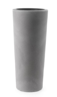 Кашпо Teraplast Schio Cono d 30 h 70 см серо-коричневый