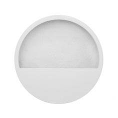 Подвесное настенное кашпо Pottery Pots Wally d 50 h 10 см белый матовый