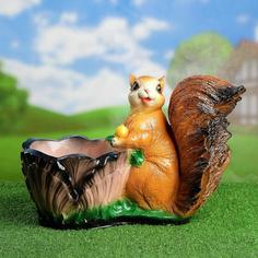 Цветочное кашпо Хорошие сувениры Белка 4114872 коричневый