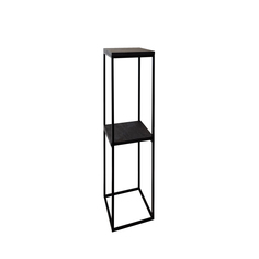 Подставка для цветов S12.shop ПОЛИКЛЕТ, двухуровневая, цвет чёрный