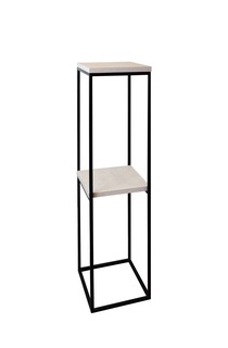 Подставка для цветов S12.shop ПОЛИКЛЕТ, двухуровневая, светло-серая