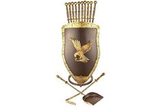 Каминный набор Щит-подставка Орел на 10 шампуров Эверест Shampurs