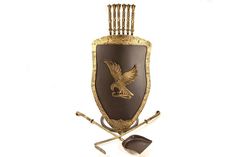 Каминный набор Щит-подставка Орел на 6 шампуров Эльбрус Shampurs