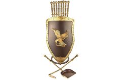 Каминный набор Щит-подставка Орел на 8 шампуров Эверест Shampurs