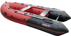 Лодка Hunter Хантер 380 красно-черная