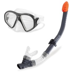 Набор для плавания REEF RIDER, маска, трубка, от 14 лет, 55648 INTEX No Brand