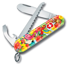 Нож перочинный Victorinox My First Victorinox Parrot Edition (0.2373.E3) 84мм 9функц. крас