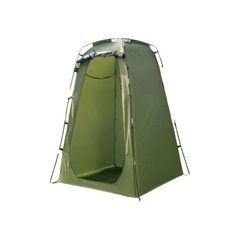 Палатка Душ-туалет 120х120х180 см каркасный, зеленый No Brand