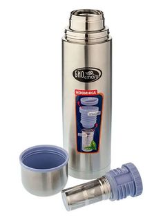 Термос BIOSTAL NB-1000Z у/г пробка с ситечком для кофе воды и чая, туристическая походная Biostal/Биосталь