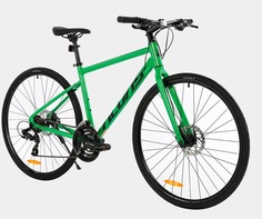 Городской велосипед ALVAS CROSS 3x7. 700C колеса. Зеленый