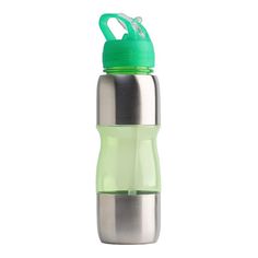 Бутылка для воды "Альби", велосипедная, 650 мл, 25 х 6 см, зелёный No Brand