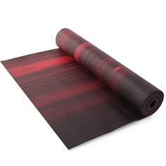 Коврик для фитнеса и йоги Larsen PVC multicolor Red Black No Brand