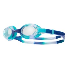 TYR SWIMPLE TIE DYE JR Очки для плавания детские Темно-синий/Голубой