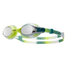 TYR SWIMPLE TIE DYE MIRRORED Очки для плавания детские Зеленый/Зеркальный