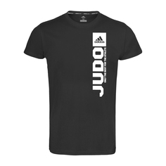 Футболка Community 21 T-Shirt Vertical Judo черно-белая (размер M) Adidas