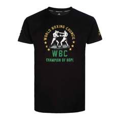 Футболка World Boxing Council WBC Champion of Hope черная (размер M) Adidas