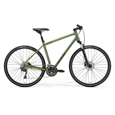 Велосипед Мerida Crossway 300 мужской, M-51, матовый зелёный Merida