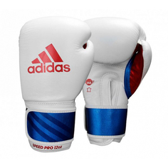 adiSBG350PRO Перчатки боксерские Speed Pro бело-сине-красные 12 oz Adidas