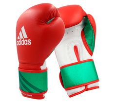 adiSBG350PRO Перчатки боксерские Speed Pro красно-бело-зеленые 14 oz Adidas
