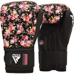 БОКСЕРСКИЕ ПЕРЧАТКИ RDX FL5 FLORAL BLACK 10 oz