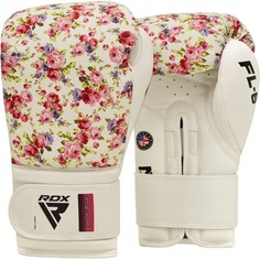 БОКСЕРСКИЕ ПЕРЧАТКИ RDX FL6 FLORAL white 8 oz