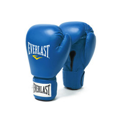 Перчатки для любительского бокса Amateur Cometition PU Blue 12 oz Everlast