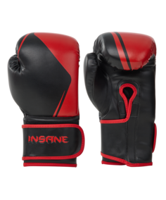 Перчатки боксерские Insane Montu, пу, красный, 10 Oz