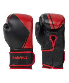 Перчатки боксерские Insane Montu, пу, красный, 8 Oz