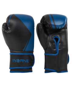 Перчатки боксерские Insane Montu, пу, синий, 14 Oz