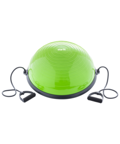 Полусфера Starfit "bosu" Gb-501 с эспандерами, с насосом, зеленый