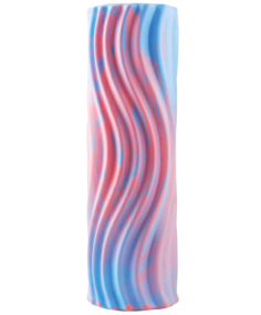 Ролик массажный Starfit Fa-525 Eva/pp, 45x14 Cм, низкая жесткость, розовый/голубой