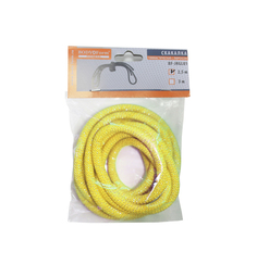 Скакалка гимнастическая с люрексом Bf-sk03 (bf-jrgl01) 2.5м, 150гр. (желтый) Body Form