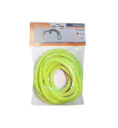 Скакалка гимнастическая с люрексом Bf-sk03 (bf-jrgl01) 2.5м, 150гр. (лимонный) Body Form