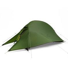 Палатка Naturehike Cloud up 1 20D ультралёгкая, одноместная, зелёная, NH18T010-T