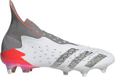 Бутсы мужские Adidas PREDATOR FREAK + SG белые 7.5 UK