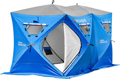 Палатка Higashi Double Comfort Pro DC, для рыбалки, 6 мест, голубой