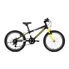 Велосипед 20" Forward Rise 20 2.0 2022г 10,5" Черный/Желтый RBK22FW20791