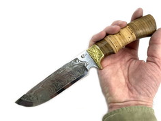 Нож Лорд Семин, сталь 65Х13 с гравировкой, рукоять дерево