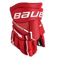 Перчатки хоккейные BAUER Supreme Mach S23 YTH 1061907 (9 / красный) Бауэр