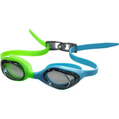 Очки для плавания Hawk детские (зелено/голубые)