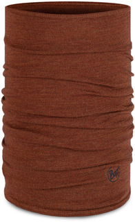 Шерстяной шарф-труба Buff Merino Midweight Melange Cinnamon