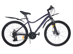 Велосипед женский горный Stels Miss-5100 MD V040 темно-фиолетовый 2023 года рама 15"