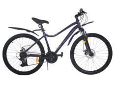 Велосипед женский горный Stels Miss-5100 MD V040 темно-фиолетовый 2023 года рама 17"