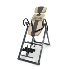 Инверсионный стол Start Line Fitness TRACTION бежево-серый с подушкой