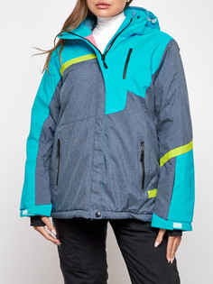 Горнолыжная куртка женская зимняя большого размера Chunmai AD2282-1Gl, 52