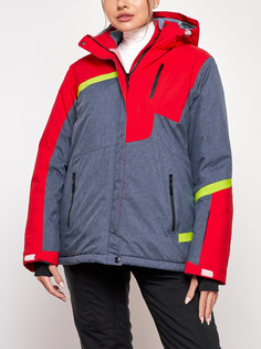 Горнолыжная куртка женская зимняя большого размера Chunmai AD2282-1Kr, 52