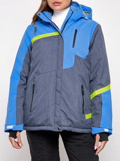 Горнолыжная куртка женская зимняя большого размера Chunmai AD2282-1S, 56