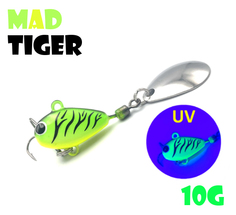 Тейл-Спиннер Uf-Studio Hurricane 10g #Mad Tiger