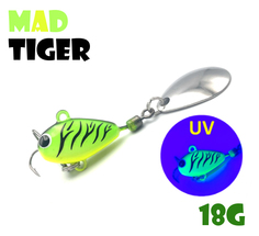 Тейл-Спиннер Uf-Studio Hurricane 18g #Mad Tiger