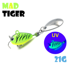 Тейл-Спиннер Uf-Studio Hurricane 21g #Mad Tiger